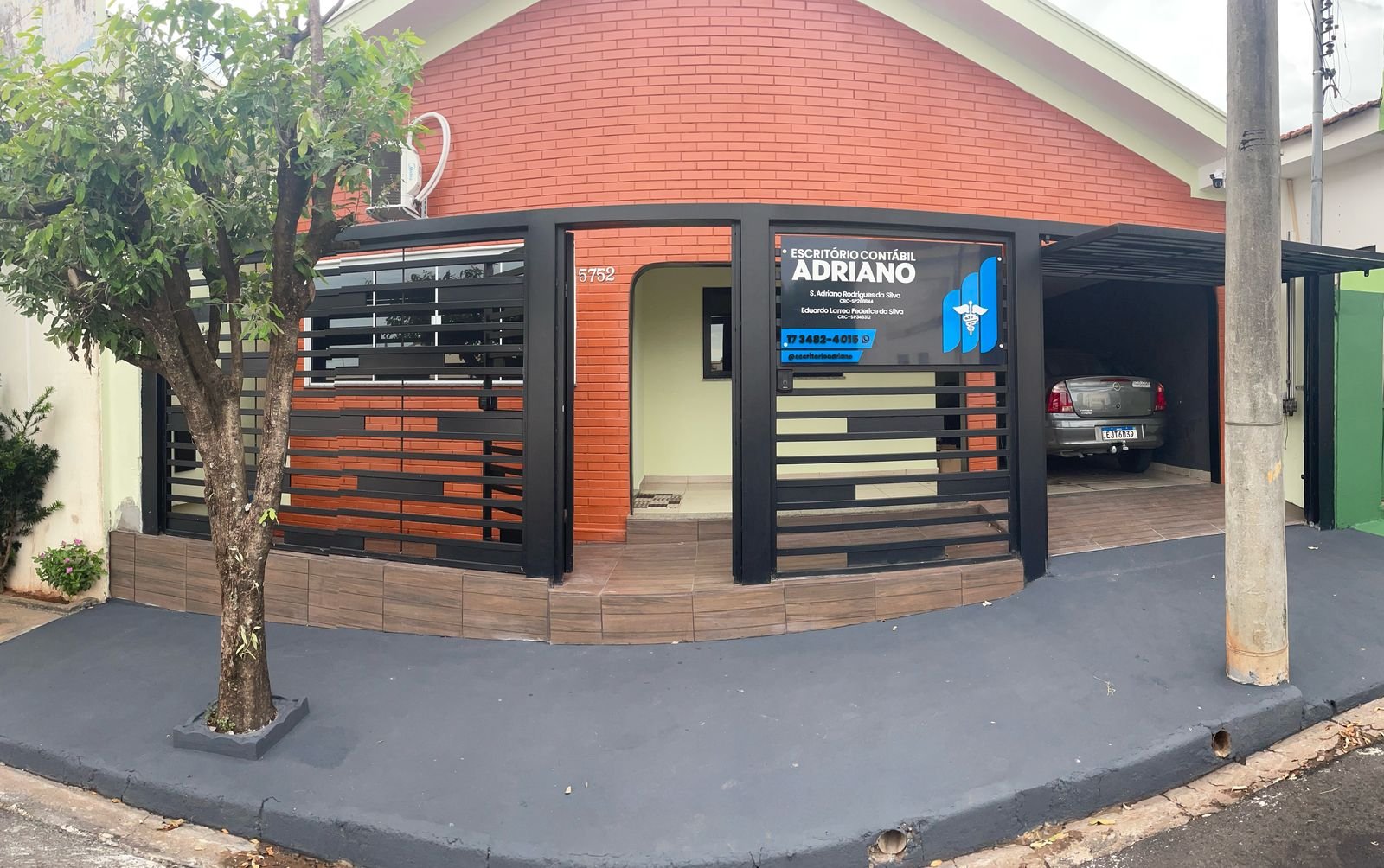 Fachada do Escritório Contábil Adriano